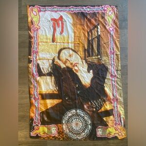 Marilyn Manson rare bootleg misprint “Marylin” textile poster flag